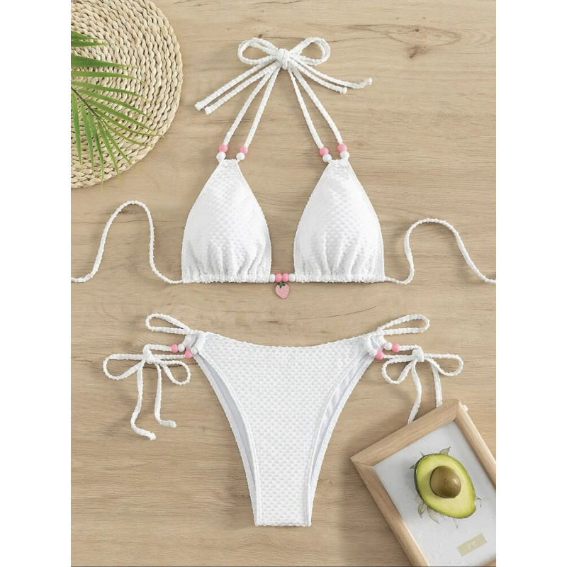 ใหม่ดอกไม้สวนสลิมมิ่งชุดว่ายน้ําบิกินี่ชิ้นเดียว - รูปที่ 5