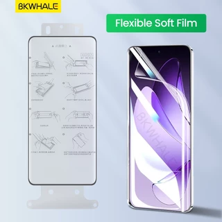 BKWHALE ฟิล์มกันรอยหน้าจอโค้งสําหรับ OPPO Reno13 Pro Reno 12 11 9 6 5 4 3 10 Pro + ค้นหา X7 Ultra X2 X3 X5 X6 X8 Pro A2Pro A3Pro OnePlus 13 HD ฟิล์มนุ่มโปร่งใส