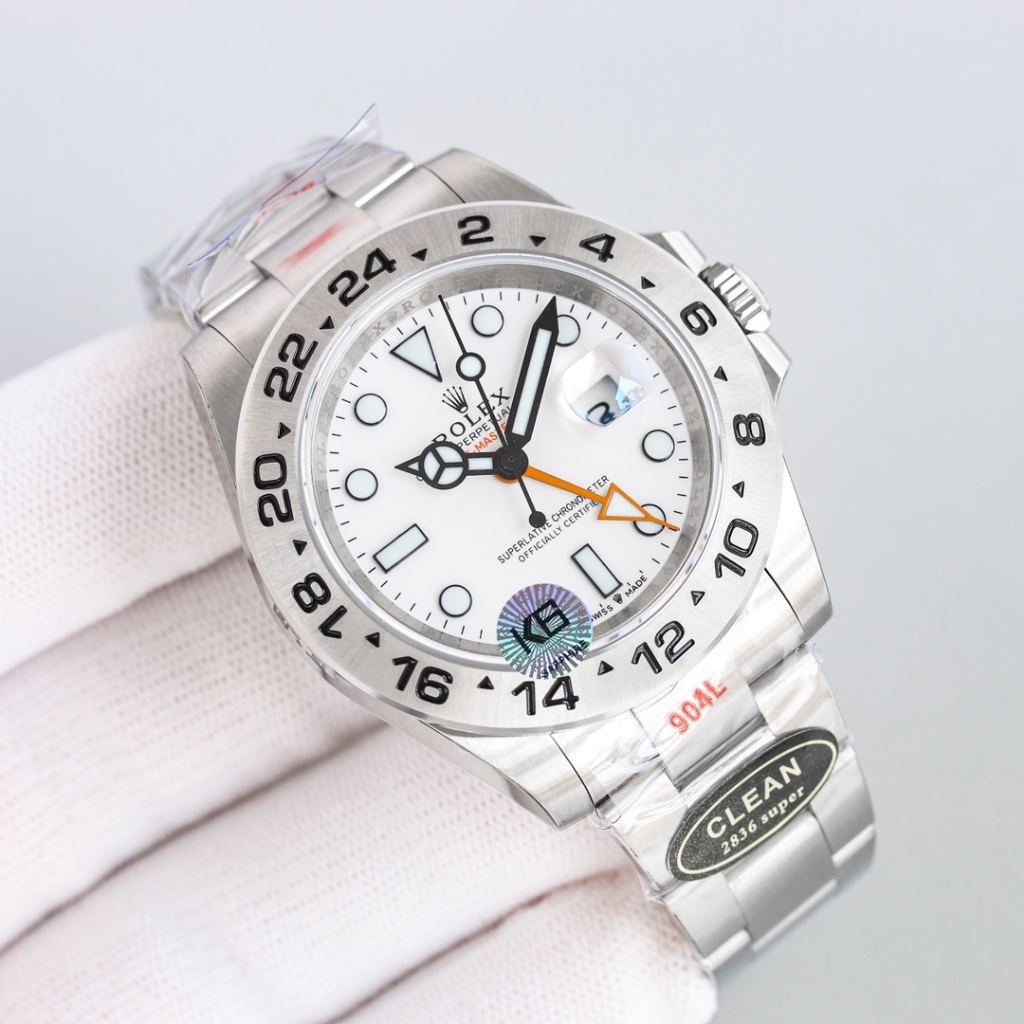 Swiss Original 1:1 นาฬิกาอัตโนมัติผู้ชาย Explorer Series Sport Luxury สแตนเลสนาฬิกากันน้ําผู้ชายนาฬิกากลไก