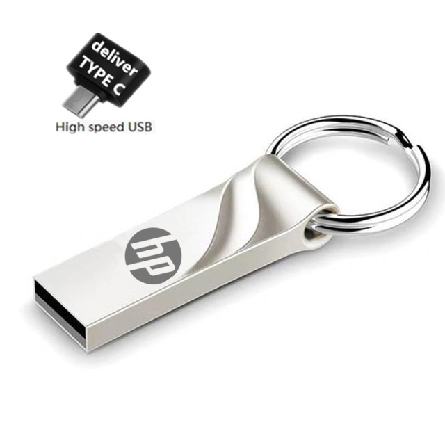 แฟลชไดรฟ์ USB ความเร็วสูง HP 2TB/128GB/64GB/32GB/16GB/8GB 3.0 แฟลชไดรฟ์ USB
