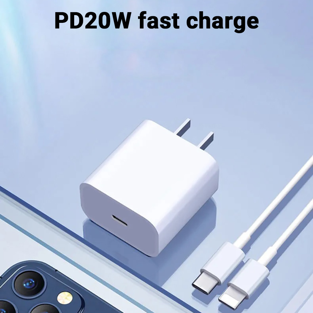สายชาร์จ หัวชาร์จ PD 12W 20W Quick Charge ที่ชาร์จมือถือ สำหรับiP /Type C ชาร์จไว้ สายชาร์จC to C / 