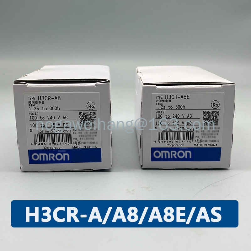 รีเลย์เวลา Omron H3CR-A H3CR-A8 H3CR-A8E 12-48VDC 100-240VAC (ในสต็อก)