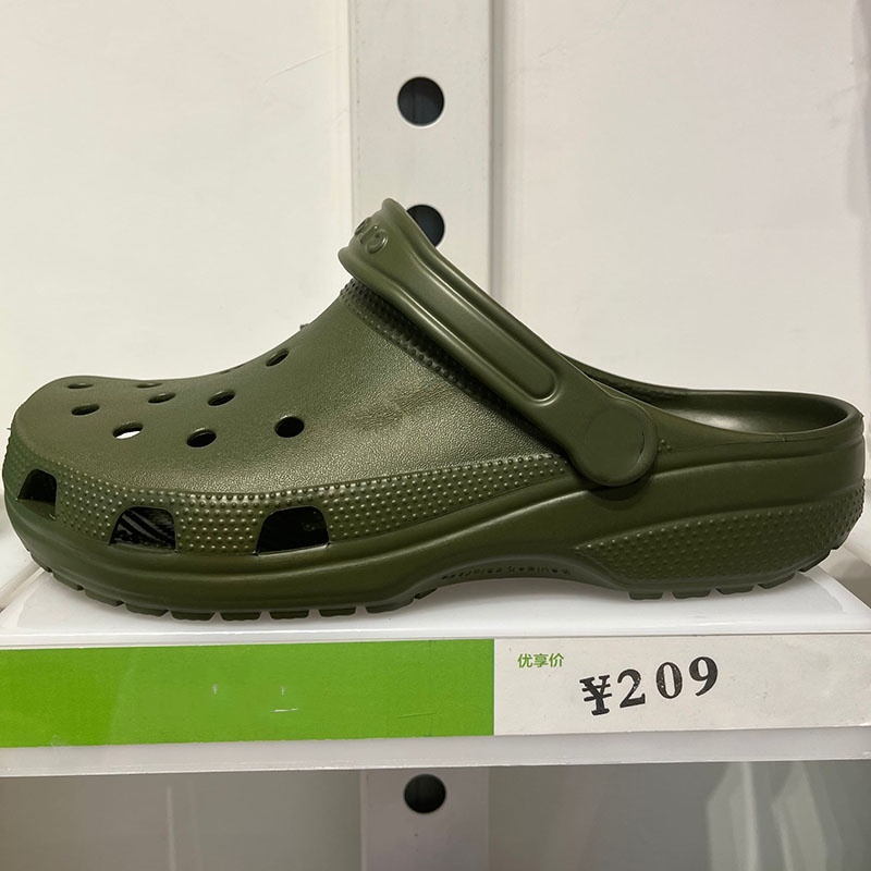 cross แท้ CLASSIC CLOG  รองเท้าแตะ หัวโต รองเท้าไปทะเล เหมาะกับเดินชายหาด สไตล์คลาสสิก สําหรับผู้ชาย และผู้หญิง#10001