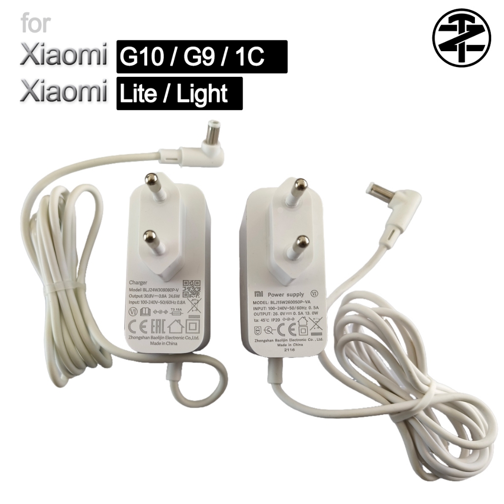 สําหรับอุปกรณ์เสริม Xiaomi vacuum Lite / Light / G10 / G9 /1C: 30.8V-0.8A / 26V-0.5A สายไฟเครื่องชาร