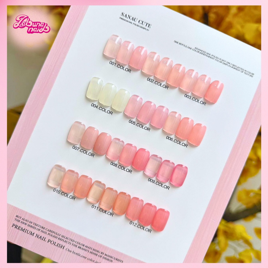 【พร้อมส่ง】GEMIRA 12 สี ยาทาเล็บเจลสีใส ชุดยาทาเล็บเจลน้ำเชื่อม แผนภูมิสีสำเร็จรูปฟรี - รูปที่ 5