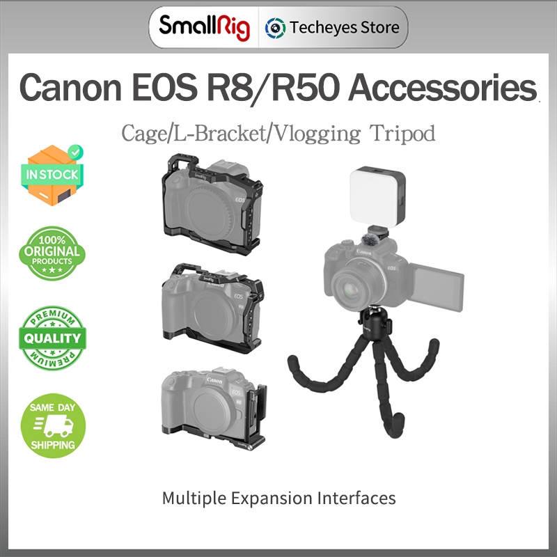 ขาตั้งกล้อง SmallRig Cage/L-Bracket/Vlogging สำหรับ Canon EOS R8/R50