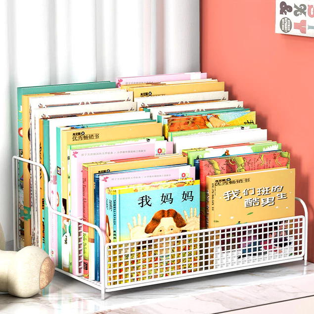 ชั้นวางหนังสือตั้งโต๊ะ กล่องเก็บหนังสือขนาดเล็ก thumbnail 7