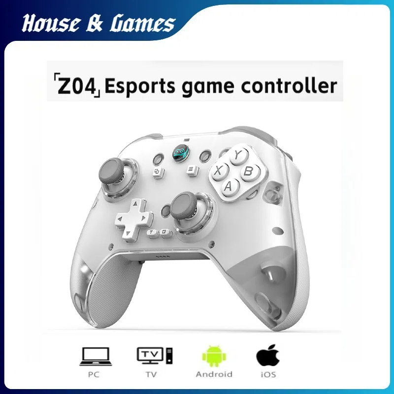 Z04 คอนโทรลเลอร์เกมบลูทูธไร้สายแท่นชาร์จแม่เหล็กสําหรับสวิตช์/Android/iOS/PC