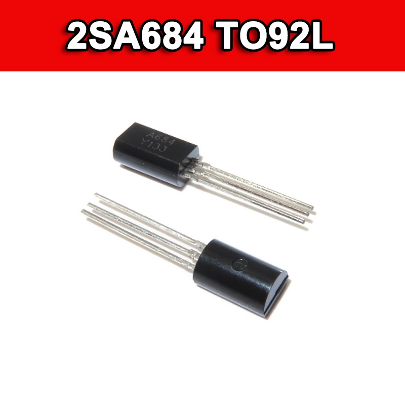 A684 50 ~ 100PCS 2SA684 TO-92L 2A 30V Low Power Triode PNP ทรานซิสเตอร์ IC ttc3