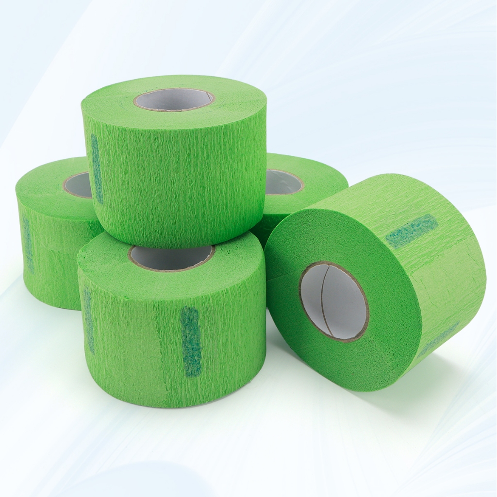 จุดสปอตสปอต #Hair ตัดผ้าพันคอกระดาษร้านตัดผมอุปกรณ์ทําผมทิ้งกระดาษตัดผมตัดแต่งทรงผมต่อต้านการทําลายผมผ้าพันคอกระดาษกันน้ําดัดและย้อมผมร้านอาห - รูปที่ 7