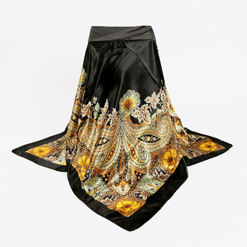 90 ซม.Headscarf.Shawl เข็มขัด lmitation SilkSquare ผ้าพันคอ 90×90 ซม.สําหรับผู้หญิงและMan B103 ราคา ถูกที่สุด ดีลบีเคเค แกลเลอรีภาพที่ 5