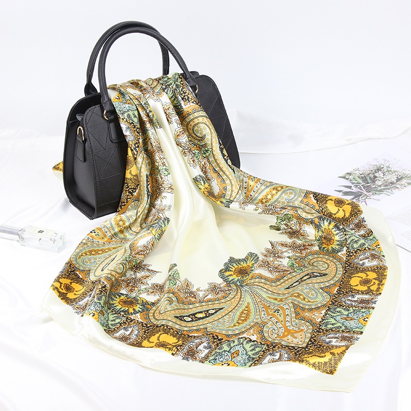 90 ซม.Headscarf.Shawl เข็มขัด lmitation SilkSquare ผ้าพันคอ 90×90 ซม.สําหรับผู้หญิงและMan B103 ราคา ถูกที่สุด ดีลบีเคเค แกลเลอรีภาพที่ 3