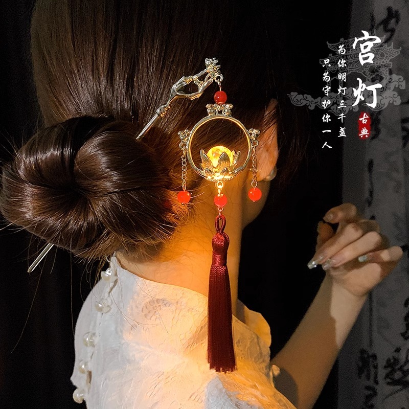 ใหม่สไตล์จีนโบราณกิ๊บหญิง 2025 สไตล์ใหม่ระดับไฮเอนด์รู้สึกแผ่นกิ๊บเครื่องประดับผม - รูปที่ 2