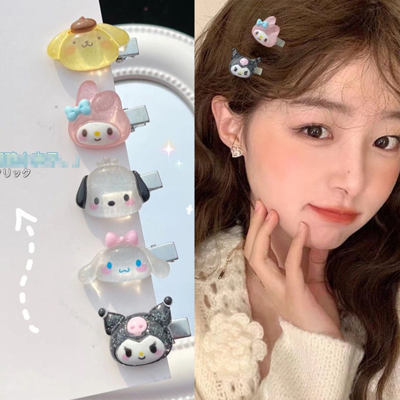 บิงโก คลิปปากเป็ดการ์ตูนสําหรับเด็กผู้หญิงตัดกิ๊บติดผม