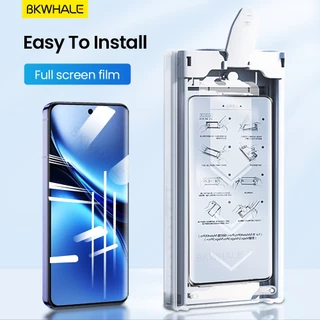 BKWHALE ฟิล์มกันรอยหน้าจอโค้งสําหรับ Vivo X200 Pro X100S X100 Ultra V50 V40 V30 V29 V40E V30E V29E V27 X80 X90 Y300 Y200 Y100 iQOO 11 12 Pro HD ฟิล์มนุ่ม