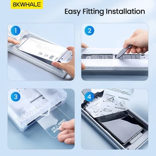 BKWHALE ฟิล์มกันรอยหน้าจอโค้งสําหรับ Vivo X200 Pro X100S X100 Ultra V50 V40 V30 V29 V40E V30E V29E V27 X80 X90 Y300 Y200 Y100 iQOO 11 12 Pro HD ฟิล์มนุ่ม