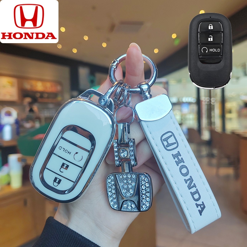 Honda HRV เคสกุญแจรถ Honda CIVIC ฝาครอบกุญแจสําหรับ Honda HRV/CIVIC เคสกุญแจรีโมท