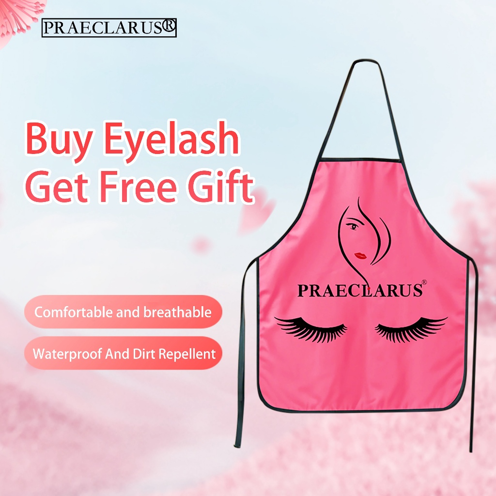 พราคลาร์อุส ผ้ากันเปื้อนสําหรับต่อขนตา เล็บร้านเสริมสวย ผ้ากันเปื้อนศิลปินขนตา ร้านเสริมสวยงดงาม ผ้ากันเปื้อนช่างเสริมสวย ร้านเล็บ
