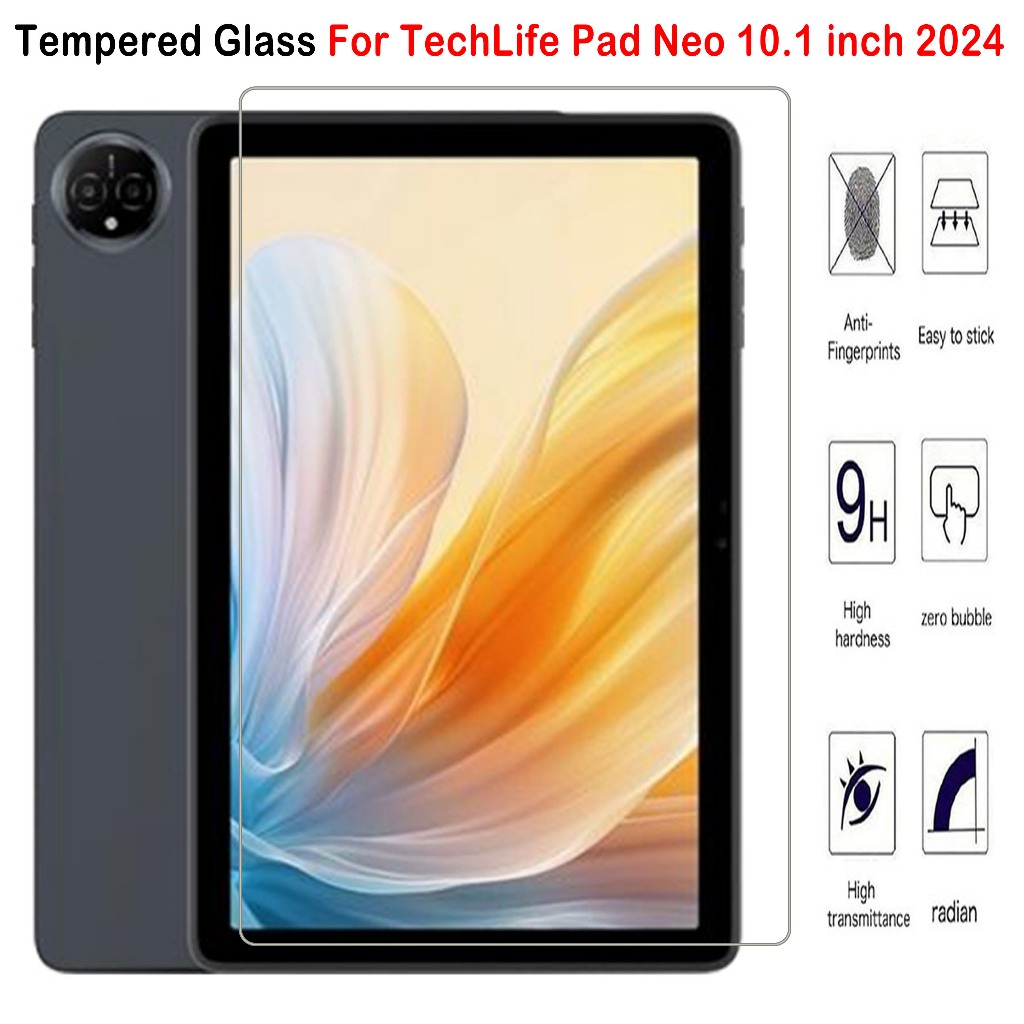 สําหรับ TechLife Pad Neo 10.1 นิ้ว (2024) 9H ความแข็งป้องกันหน้าจอ TechLife Pad Neo 10.1 "Scratch และระเบิดแท็บเล็ตป้องกันหน้าจอฟิล์ม