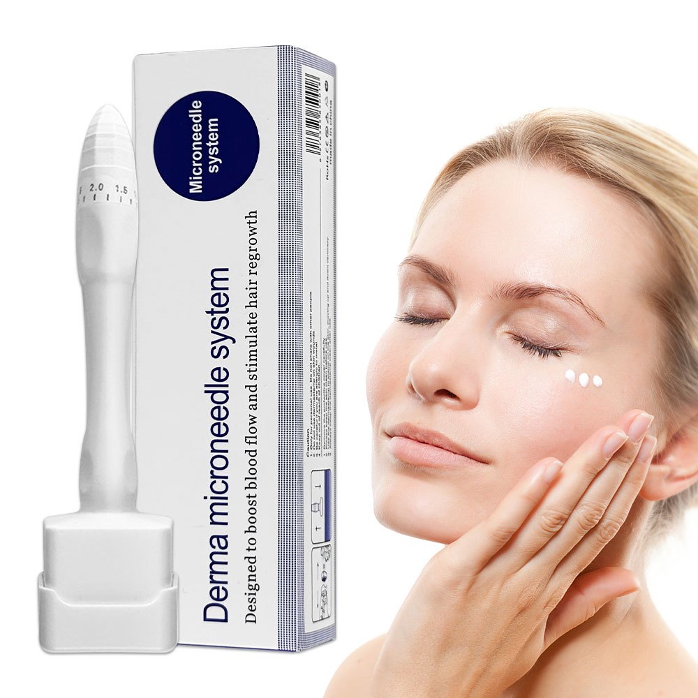 Salorie 100A ปรับความยาวได้ 100 Pins แสตมป์ Derma บนใบหน้าสําหรับการดูแลผิว