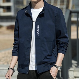 READY Store Mens Bomber Jacket 2025 แฟชั่นยืนปกฤดูใบไม้ร่วงห…