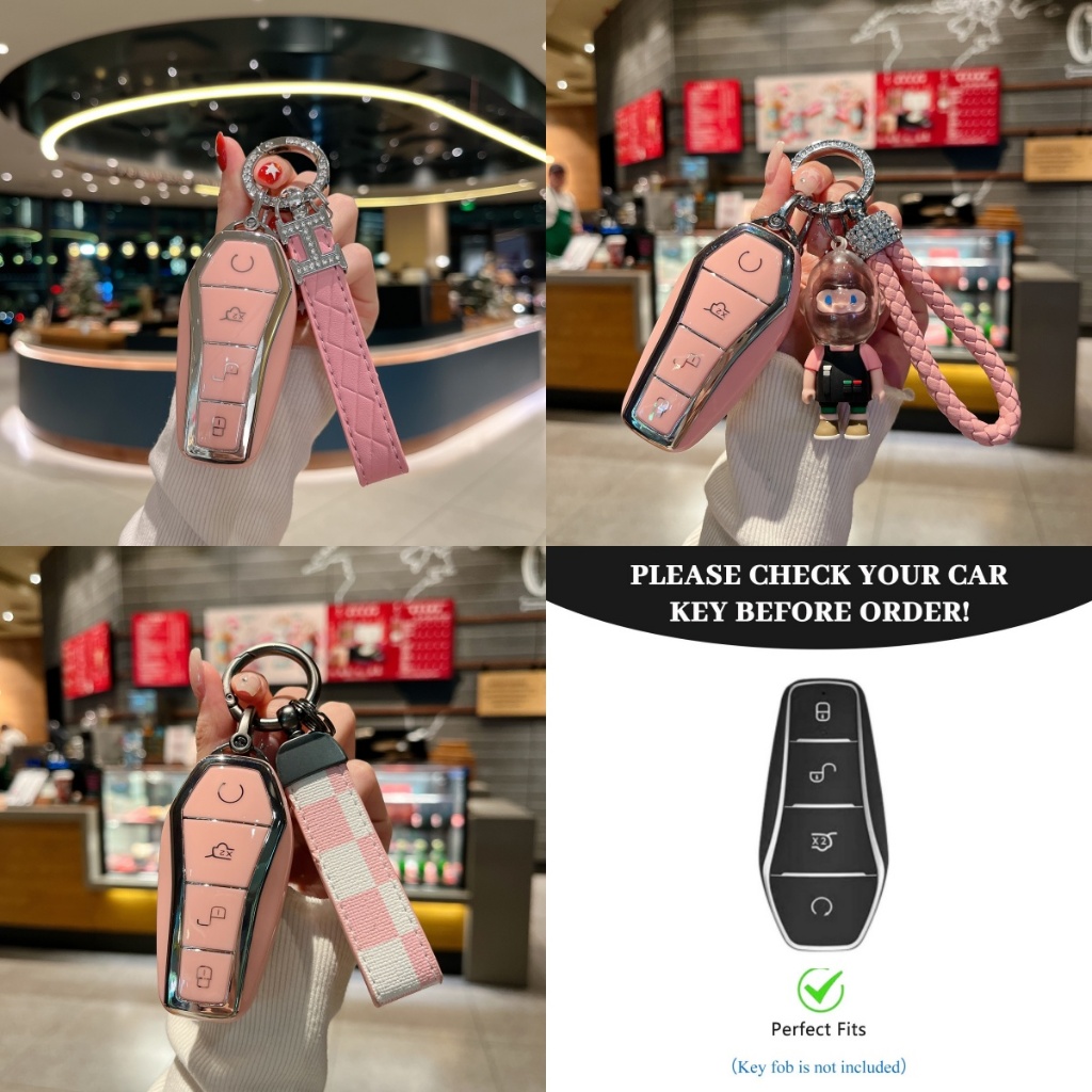 กรอบกุญแจ byd sealion 6 BYD dolphin byd sealion 7 atto 3 byd m6 seal พวงกุญแจ เคสป้องกันรอยกุญแจ