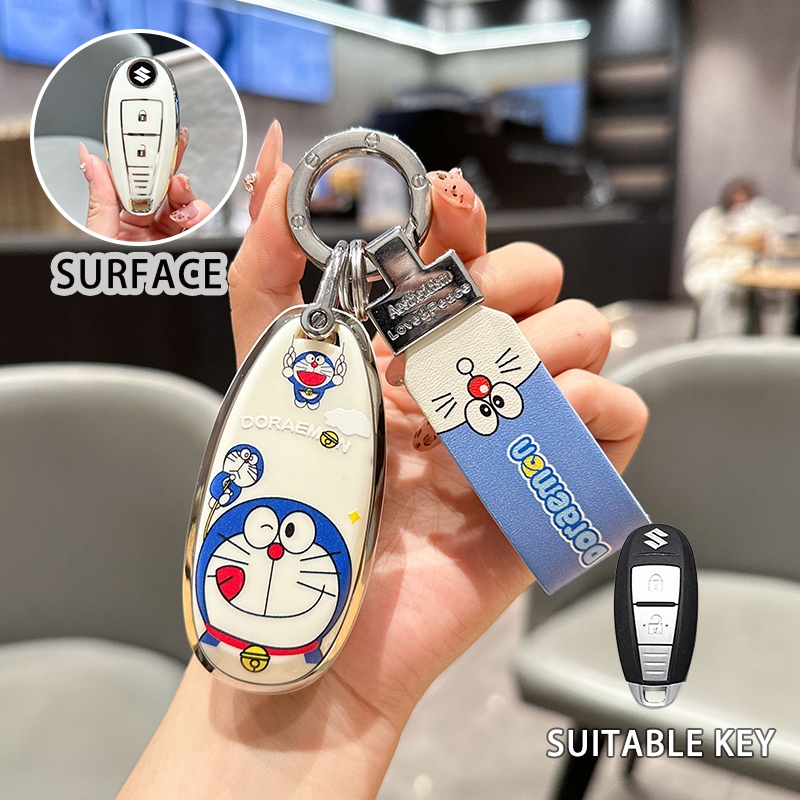 Soft TPU ฝาครอบกุญแจรถสําหรับ Suzuki Swift Ignis Kizashi Sport SX4 Baleno Ertiga SCORSS Grand Vitara 2016 2017 2018 2019 ฝาครอบรีโมทกระเป๋า Shell ผู้ถืออุปกรณ์เสริม