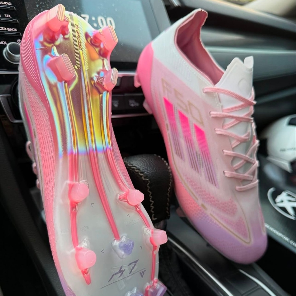F50 Elite FG 39-45 รองเท้าฟุตบอลถักกลางแจ้งสําหรับผู้ชายรองเท้าฟุตบอลกันลื่นและทนต่อการสึกหรอ