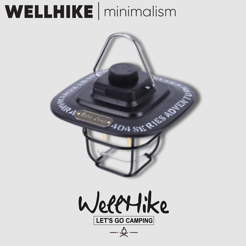 WELLHIKE 2025 ไฟฉุกเฉิน LED ตะเกียงเจ้าพายุ โคมไฟฉุกเฉิน LED แบบพกพา ตะเกรียงไฟแค้มปิ้ง ชาร์จไฟได้ สําหรับตั้งแคมป์ เดินป่า เต็นท์กลางแจ้ง ไฟฉาย ไฟแค้มป์ปิ้ง ทั้งคืน ตะเกียงแคมป์ปิ้ง ไฟตะเกียง
