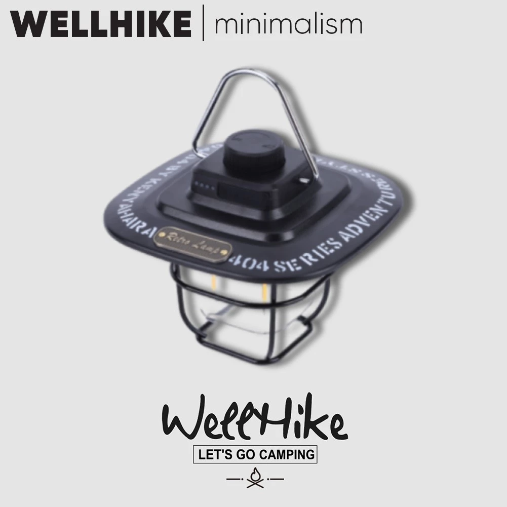 WELLHIKE 2025 ไฟฉุกเฉิน LED ตะเกียงเจ้าพายุ โคมไฟฉุกเฉิน LED แบบพกพา ตะเกรียงไฟแค้มปิ้ง ชาร์จไฟได้ สําหรับตั้งแคมป์ เดินป่า เต็นท์กลางแจ้ง ไฟฉาย ไฟแค้มป์ปิ้ง ทั้งคืน ตะเกียงแคมป์ปิ้ง ไฟตะเกียง