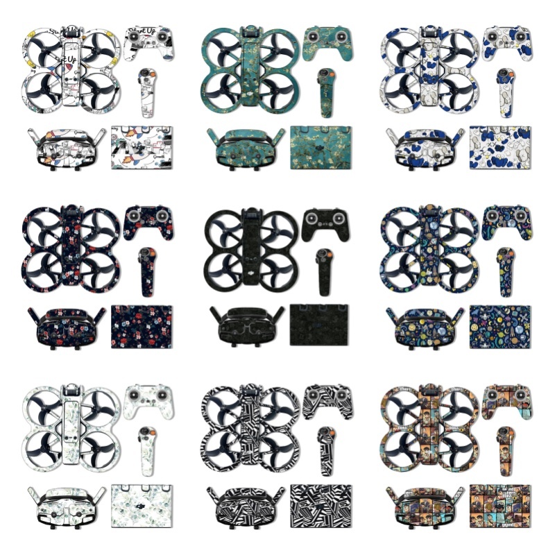 สติกเกอร์ป้องกัน DJI AVATA2/Goggles3, สติกเกอร์ DJI AVATA2/Goggles3, อุปกรณ์เสริม DJI AVATA2/Goggles3, สติกเกอร์ DJI AVATA2/Goggles3, สติ๊กเกอร์ผิวหนัง DJI AVATA2/Goggles3