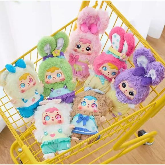 ของแท้ Sanxiao Mao TIKE3 Plush Series Mystery Box อินเทรนด์เล่นตกแต่งจี้สร้างสรรค์ตุ๊กตาน่ารักของขวัญวันเกิด (ทั้งกล่อง 6 ไม่รับผิดชอบ)