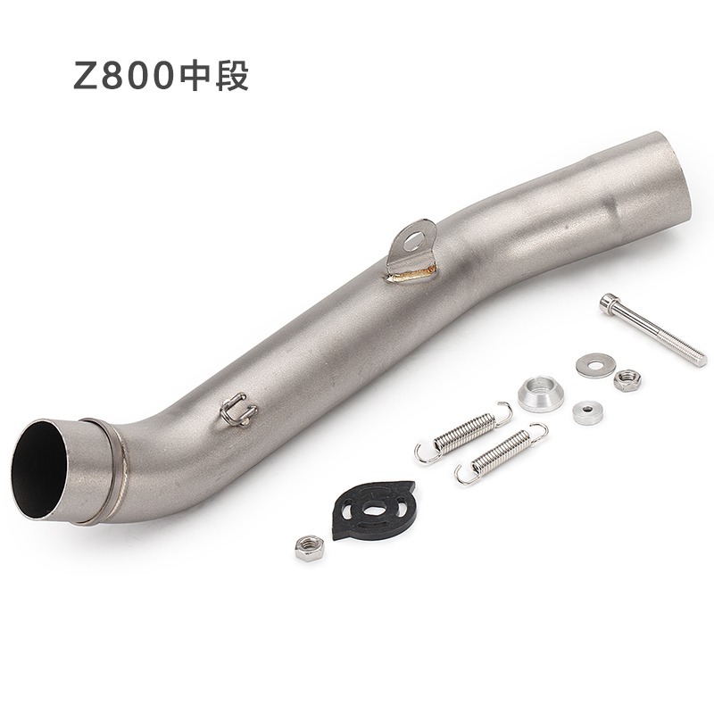 สําหรับนินจา z750 z800 สแตนเลสไอเสียกลางข้อศอกท่อ 51 มม./2in