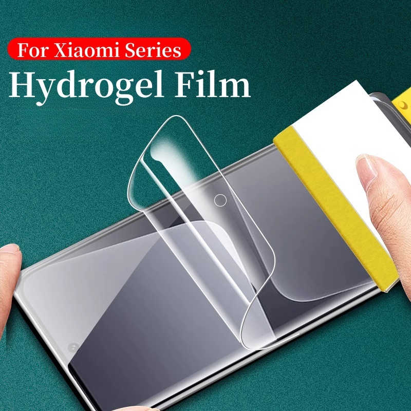 ฟิล์มไฮโดรเจลแบบนุ่มสําหรับ Redmi Note 14 13 12 11 Pro Plus 5G Xiaomi Mi 15 14 13 12 11 Ultra Screen Protector