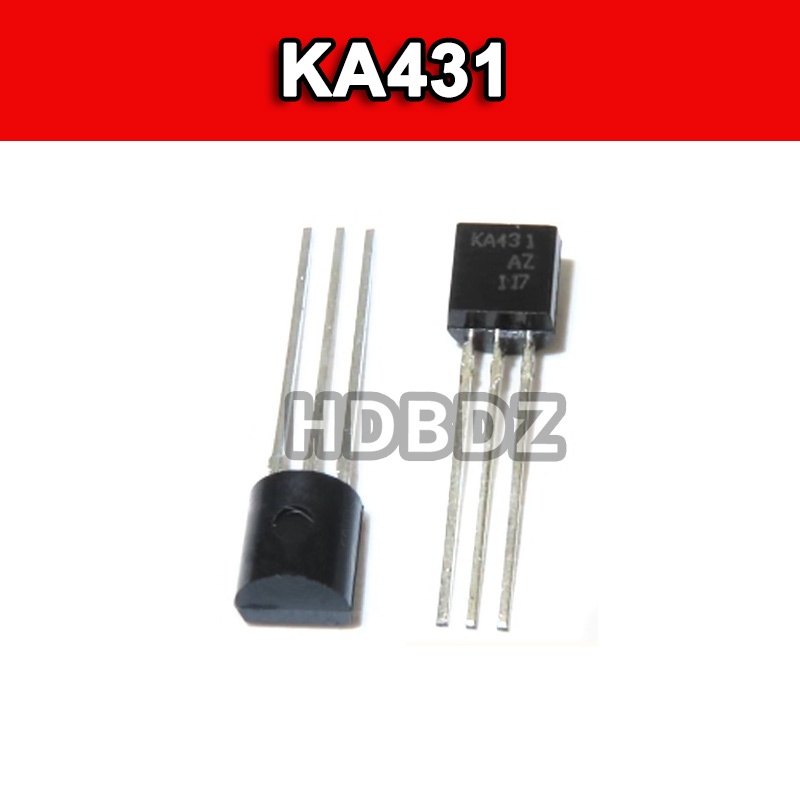20~50PCS KA431 TO-92 KA431AZ-TA/P ตัวควบคุมแรงดันไฟฟ้าแบบปรับได้ Triode IC
