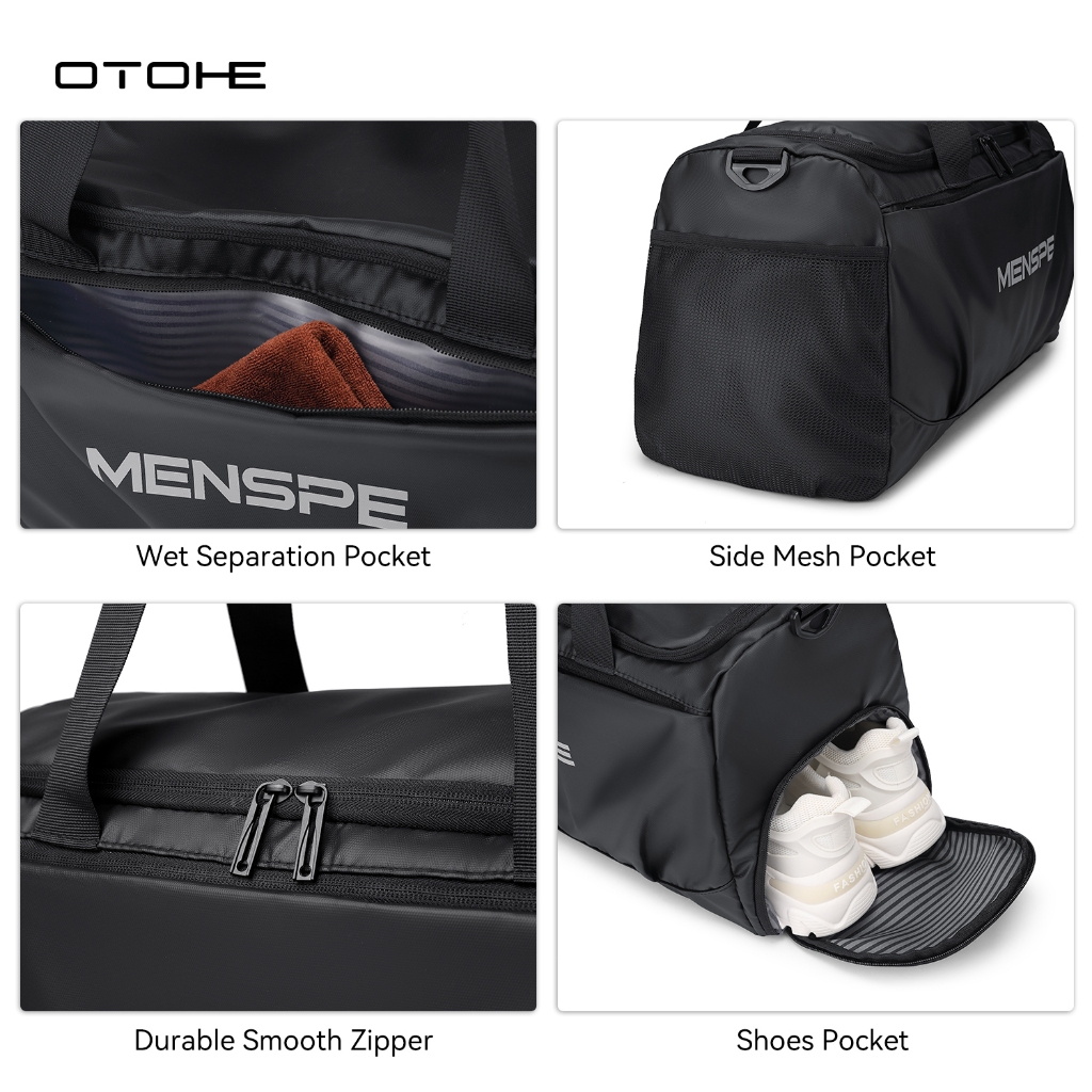 OTOHE กระเป๋าเดินทางกระเป๋าเดินทางกระเป๋าฟิตเนสกีฬากลางแจ้ง Unisex กระเป๋าสลิงกระเป๋ายิมกระเป๋าเดินทางแฟชั่น