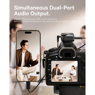 [มาใหม่] Hollyland Lark M2S ไมโครโฟนไร้สาย ไมโครโฟนแบบหนีบเสื้อ สําหรับ Phone/กล้อง/PC ไมค์สำหรับการถ่ายทอดสด Vlog