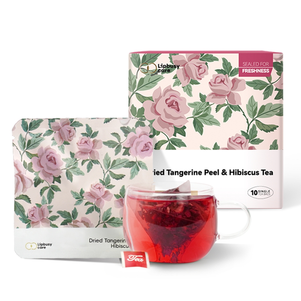 กล่องของขวัญ ชา Tea ชา 8 Flavors 【การลดไขมัน/ปราศจากน้ำตาลและไขมัน/การล้างพิษ/ความงาม】10แพ็คในกล่อง ชาเขียว ชาดำ ชาขาว ชาผู่เอ๋อ ชาเขียวมิ้นต์ LIPBUSYCARE
