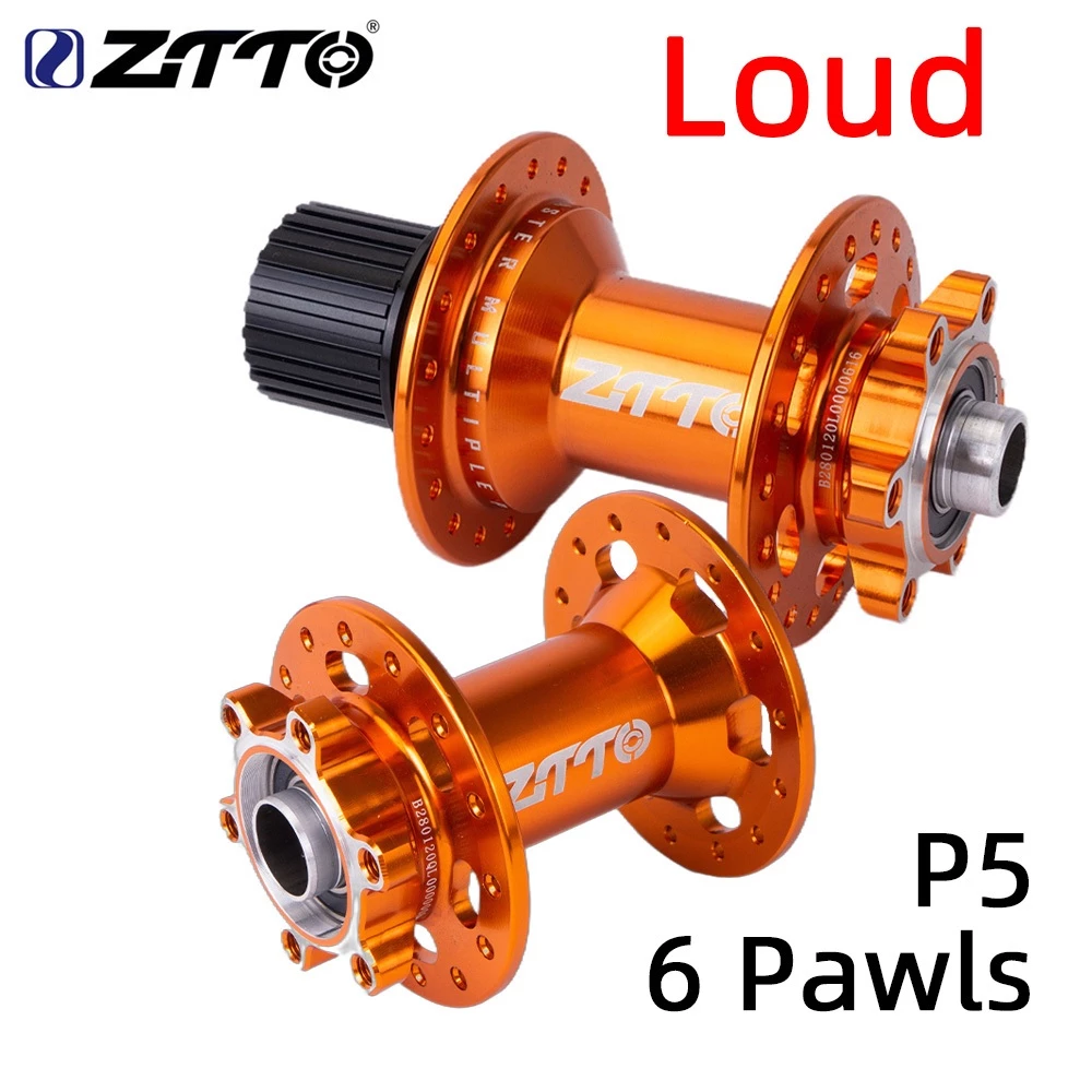 Ztto MTB Loud Hub P5 6 Pawls Noisy Hub Disc เบรคจักรยาน Freehub XD HG 142mm Thru เพลา 135mm Quick Release 15x100mm 9x100mm 32 28 36 หลุม