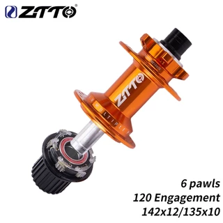 Ztto MTB Loud Hub P5 6 Pawls Noisy Hub Disc เบรคจักรยาน Freehub XD HG 142mm Thru เพลา 135mm Quick Release 15x100mm 9x100mm 32 28 36 หลุม
