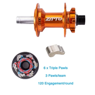 Ztto MTB Loud Hub P5 6 Pawls Noisy Hub Disc เบรคจักรยาน Freehub XD HG 142mm Thru เพลา 135mm Quick Release 15x100mm 9x100mm 32 28 36 หลุม
