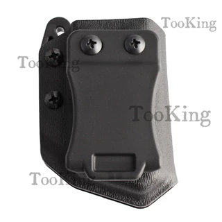 Tooking T/actical IWB/OWB 9mm/.40 ซ้าย/ขวา Universal Double Layer Ma-gazine กระเป๋าสําหรับ G/ล็อค CZ S&W H&K SIG P365 Pis-tol Maazine กล่องอุปกรณ์เสริมกลางแจ้ง