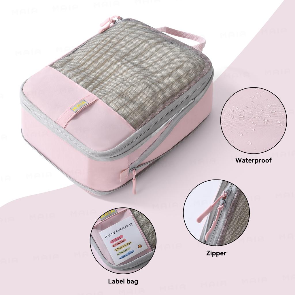 เชียงใหม่ 6ชิ้นบีบอัดบรรจุก้อนขยายกระเป๋าเดินทางออแกไนเซอร์กระเป๋าเดินทางถุงเก็บกระเป๋าเดินทาง ราคา ถูกที่สุด ดีลบีเคเค แกลเลอรีภาพที่ 8