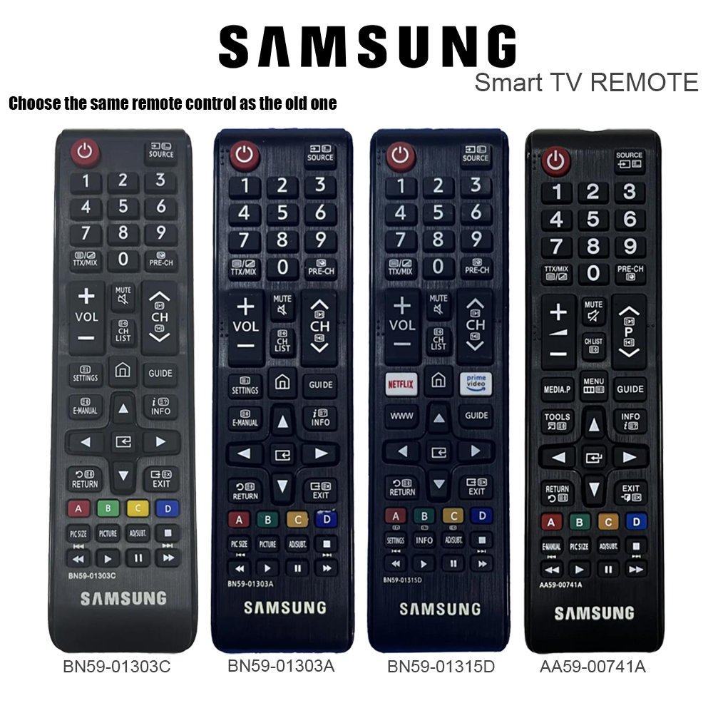 รีโมทของแท้ Remote รีโมททีวี SAMSUNG Smart TV 4K HD รีโมท (ใช้ได้โดยตรงโดยไม่ต้องตั้งค่า)