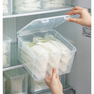 ความจุขนาดใหญ่นมแม่กล่องตู้เย็นกล่องเก็บของสดกล่องเก็บนมเก็บ…