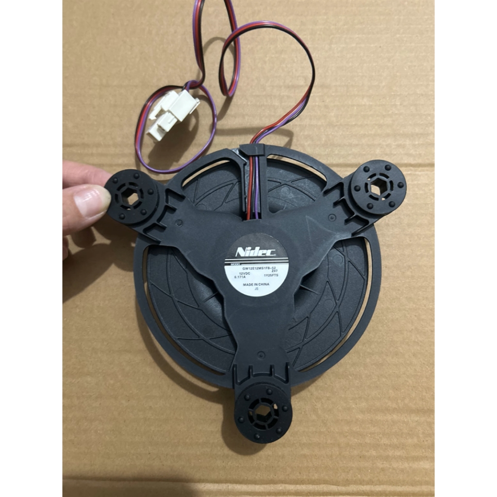 1 ชิ้นเหมาะสําหรับ Rongsheng Hisense ตู้เย็น GW12E12MS1FB-52 เดิม 12VDC 0.171A พัดลมระบายความร้อนพัดลม