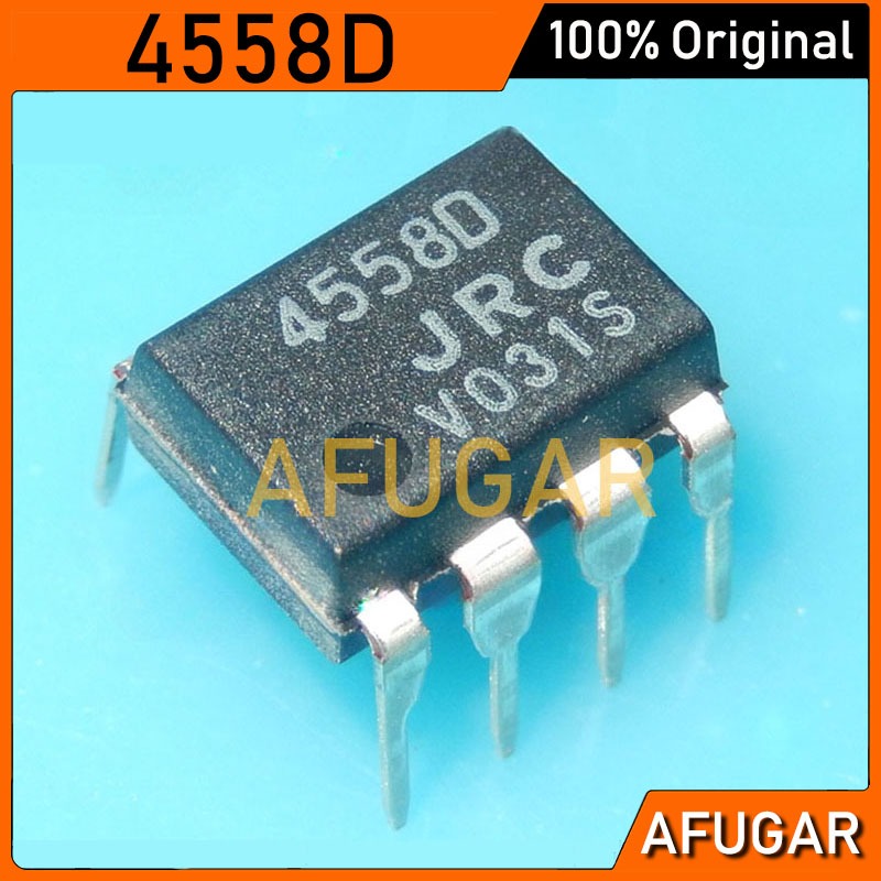 20 ชิ้น Original JRC4558D DIP-8 NJM4558D 4558D JRC4558 NJM4558 DIP8 Dual การทํางานเครื่องขยายเสียงธร