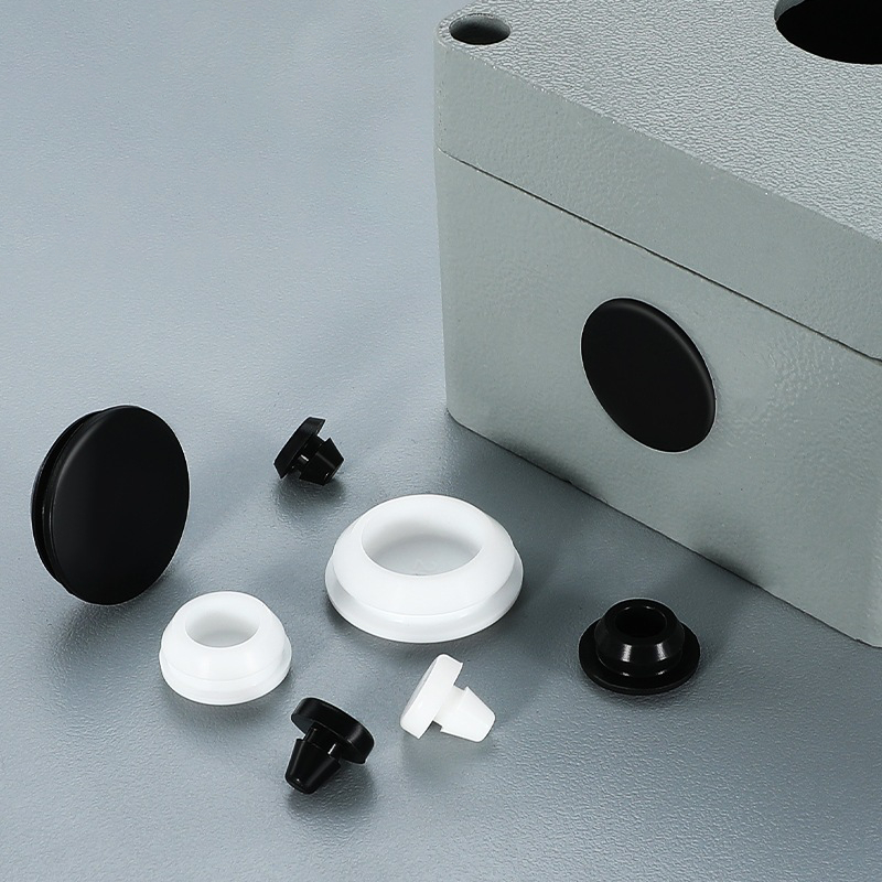 M3-m28 สีขาวกรวย Snap-on T ประเภทซีลหมวกสกรูยาง Fitting ปลั๊กซิลิโคนยาง Gromet ปลั๊กรู Plugger ฝาครอบรอบภายนอก Blanking End Cap - รูปที่ 6