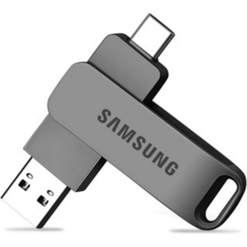 Samsung typec 2 in 1 โทรศัพท์มือถือ u Disk คุณภาพสูง 2TB Dual Drive Flash Memory USB ความเร็วสูง Memory Stick 1TB หน่วยความจําข้อมูล otg