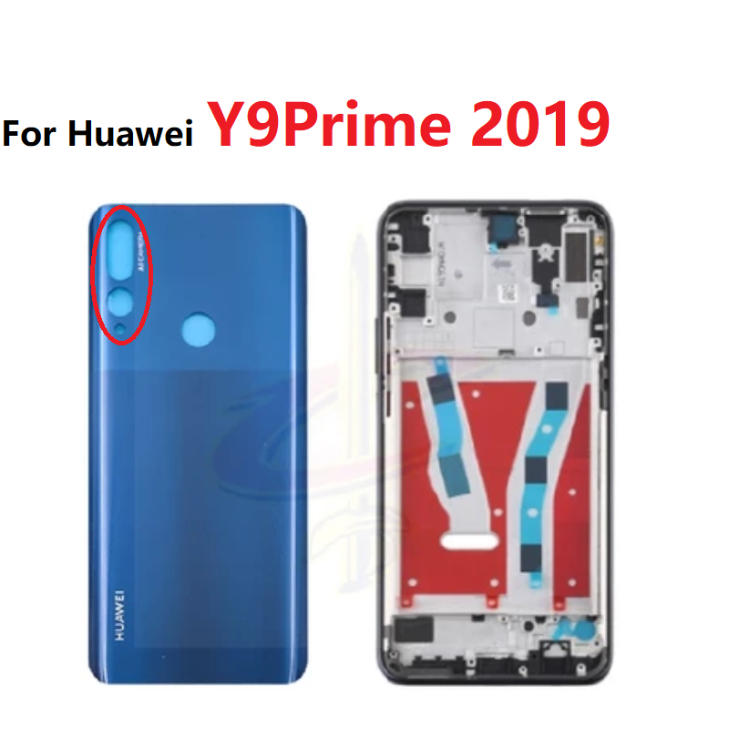 บอดี้ Body ฝาหลัง เคสกลาง กรอบหน้าจอ LCD สําหรับ Huawei Y9 Prime 2019